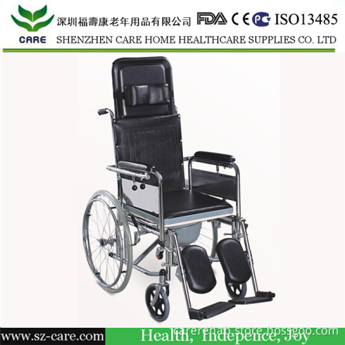 Toilet Commode Chair Wheelchair